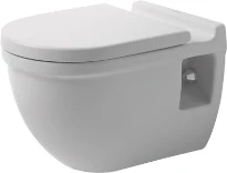 Duravit Starck 3 cuvette suspendue rehaussée (+50mm) - blanc - L360xP540 mm