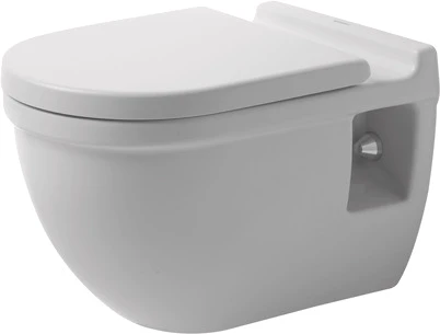Duravit Starck 3 cuvette suspendue rehaussée (+50mm) - blanc - L360xP540 mm