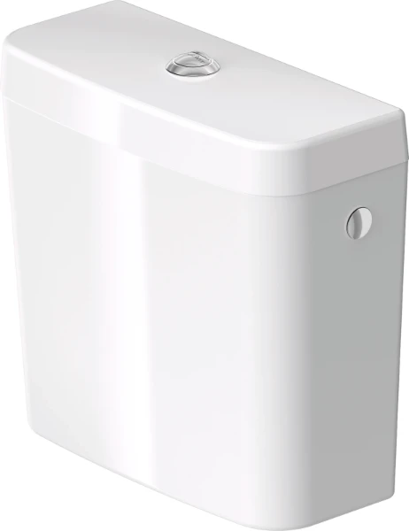 Duravit D-code réservoir de chasse - blanc - raccordement latéral - Dual Flush