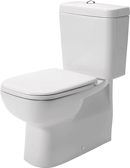 Duravit D-Code cuvette à poser sortie Vario Back to Wall - blanc - B355xD650 mm