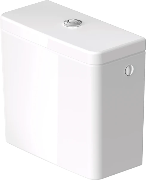 Duravit D-Neo réservoir de chasse - blanc - raccordement latéral - Dual Flush