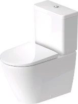 Duravit D-Neo cuvette à poser Rimless sortie Vario sans bride - blanc