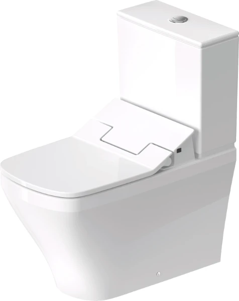 Duravit DuraStyle staand toilet uitgang Vario voor SensoWash - wit - B376xD705 mm