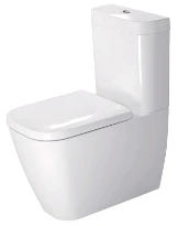 Duravit Happy D.2 toilette sorti vario Back to Wall - blanc - B395xD630 mm