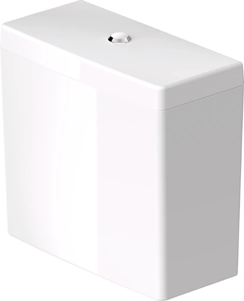 Duravit Starck 3 réservoir de chasse 390 x 180 mm - blanc - raccordement en bas gauche - Dual Flush - 6/3l eau de chasse