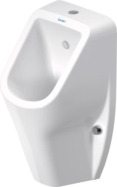 URINOIR DURAVIT D-CODE 28,50 - 29,50 o 57,50 ! blanc arrive apparente incl.siphon et fixations - RIMLESS