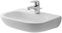 Duravit D-Code Vital Med lave-mains 450 x 340 mm - blanc - avec trou de robinet - sans trop-plein