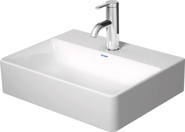 Duravit DuraSquare lave-mains 450 x 350 mm - blanc - sans trou de robinet - sans trop-plein