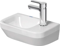 Duravit DuraStyle lave-mains 360 x 220 mm - blanc - avec trou de robinet droite - sans trop-plein