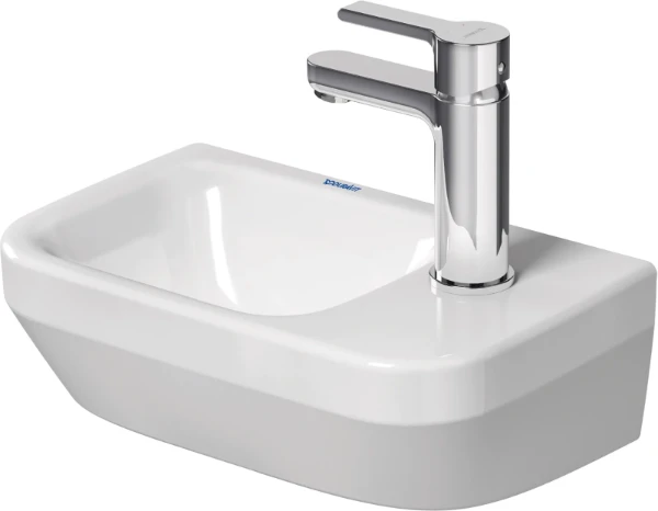 Duravit DuraStyle lave-mains 360 x 220 mm - blanc - avec trou de robinet droite - sans trop-plein