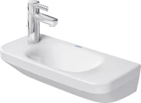 Duravit DuraStyle lave-mains 500 x 220 x 90 mm - blanc - sans trou de robinet - sans trop-plein