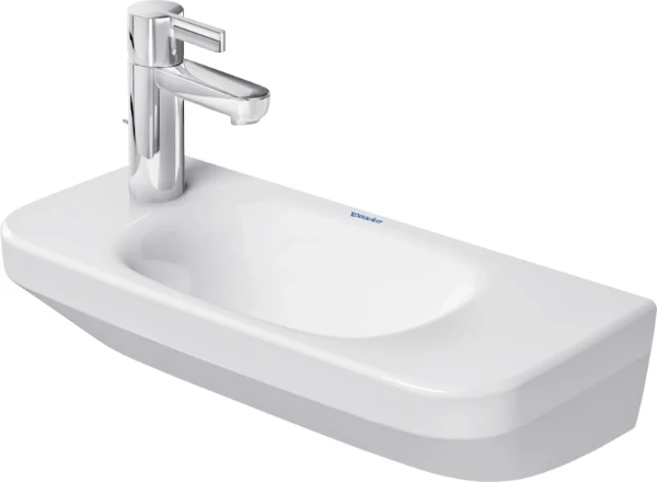 Duravit DuraStyle lave-mains 500 x 220 x 90 mm - blanc - sans trou de robinet - sans trop-plein