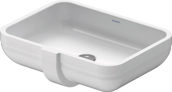 Duravit Happy D.2 onderbouwwastafel 520 x 385 mm - wit - zonder kraangat - met overloop