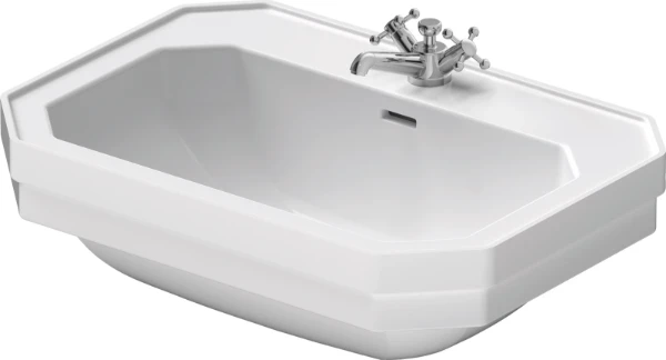 Duravit 1930 wastafel 700 x 500 mm - wit - met kraangat - met overloop