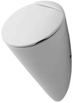 URINOIR DURAVIT STARCK 1 32 - 28,5 o CM blanc alimentation cachee - version pour couvercle