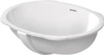 Duravit Santosa lavabo encastré 510 x 375 mm - blanc - sans trou de robinet - avec trop-plein