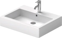 Duravit Vero lavabo 600 x 470 mm - blanc - avec trou de robinet - avec trop-plein