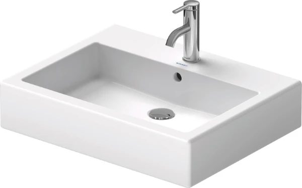 Duravit Vero lavabo 600 x 470 mm - blanc - avec trou de robinet - avec trop-plein