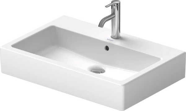 Duravit Vero lavabo 700 x 470 mm - blanc - avec trou de robinet - avec trop-plein - poli