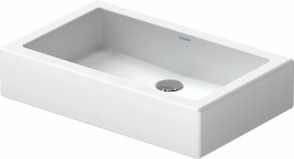 Duravit Vero opbouwwastafel 600 x 380 mm - wit - zonder kraangat - zonder overloop - geslepen