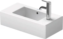 Duravit Vero lave-mains 500 x 250 mm - blanc - avec trop-plein - sans trou de robinet