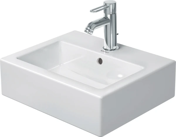 Duravit Vero lave-mains 450 x 350 mm - blanc - avec trou de robinet - avec trop-plein