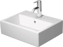 Duravit Vero Air lave-mains 450 x 350 mm - blanc - avec trou de robinet - avec trop-plein - poli
