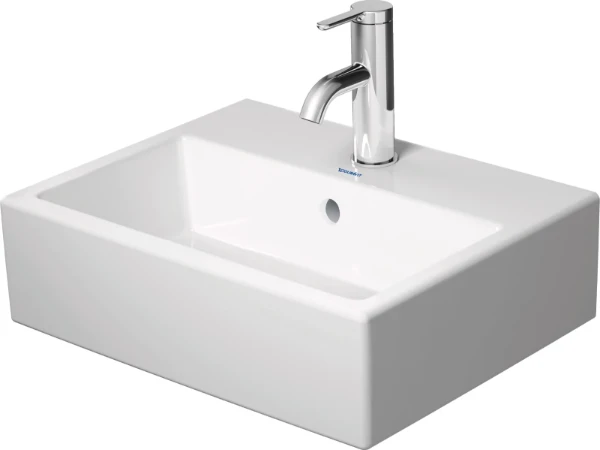 Duravit Vero Air lave-mains 450 x 350 mm - blanc - avec trou de robinet - avec trop-plein - poli