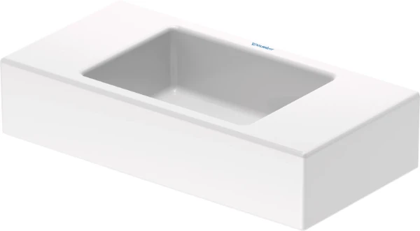 Duravit Vero Air lave-mains 500 x 250 mm - blanc - sans trou de robinet - sans trop-plein