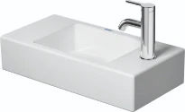 Duravit Vero Air lave-mains 500 x 250 mm - blanc - avec trou de robinet droite - sans trop-plein