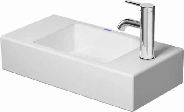 Duravit Vero Air lave-mains 500 x 250 mm - blanc - avec trou de robinet droite - sans trop-plein