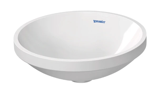 Duravit Architec lavabo sous plan rond 400 mm - blanc - sans trou de robinet - sans trop-plein - fond émaillé