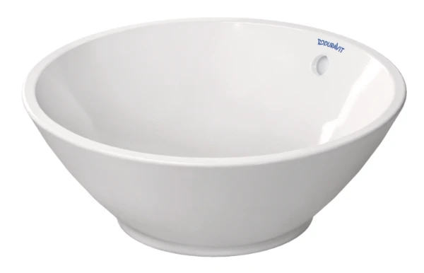 Duravit Bacino opbouwwastafel rond 420 mm - wit - zonder kraangat - met overloop