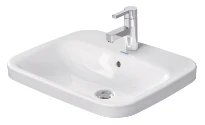 Duravit DuraStyle lavabo encastré 560 x 455 mm - blanc - avec trou de robinet - avec trop-plein