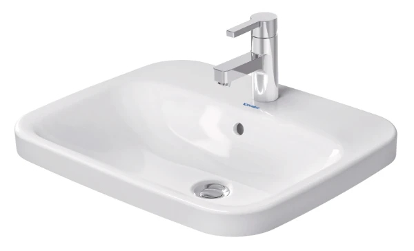 Duravit DuraStyle lavabo encastré 560 x 455 mm - blanc - avec trou de robinet - avec trop-plein