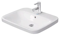 Duravit DuraStyle lavabo encastré 615 x 495 mm - blanc - avec trou de robinet - avec trop-plein