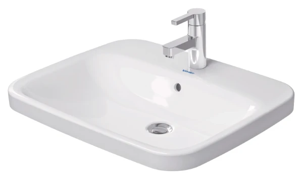 Duravit DuraStyle inbouwwastafel 615 x 495 mm - wit - met kraangat - met overloop