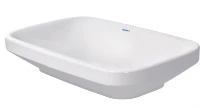 Duravit DuraStyle lavabo à poser 600 x 380 x 100 mm - blanc - sans trou de robinet - sans trop-plein - poli