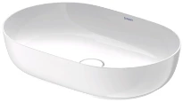 Duravit Luv lavabo à poser 600 x 400 mm - blanc - sans trou de robinet - sans trop-plein - poli