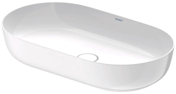 Duravit Luv lavabo à poser 700 x 400 mm - blanc - sans trou de robinet - sans trop-plein - poli