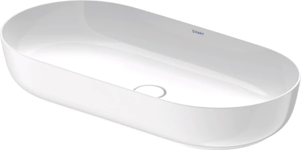 Duravit Luv opbouwwastafel 800 x 400 mm - wit - zonder kraangat - met overloop - geslepen