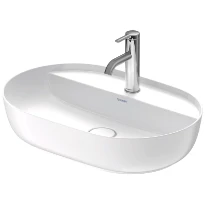 Duravit Luv lavabo 600 x 400 mm - blanc soyeux mat - avec trou de robinet - sans trop-plein - poli