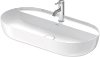 Duravit Luv lavabo 800 x 400 mm - blanc - avec trou de robinet - sans trop-plein - poli