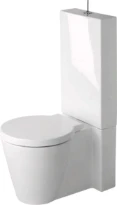 Duravit Starck 1 cuvette à poser sortie H Back to Wall - blanc - L415xP650 mm