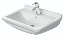 Duravit Starck 3 lavabo 600 x 450 mm - blanc - avec trou de robinet - avec trop-plein