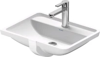 Duravit Starck 3 lavabo sous plan 525 x 400 mm - blanc - avec trop-plein - avec trou de robinet