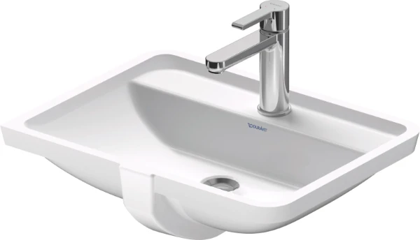 Duravit Starck 3 lavabo sous plan 525 x 400 mm - blanc - avec trop-plein - avec trou de robinet