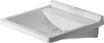 Duravit Starck 3 vital med lavabo 600 x 545 mm - blanc - sans trou de robinet - sans trop-plein