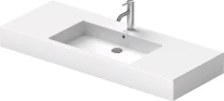 Duravit Vero meuble lavabo 1250 x 490 mm - blanc - avec trou de robinet - avec trop-plein
