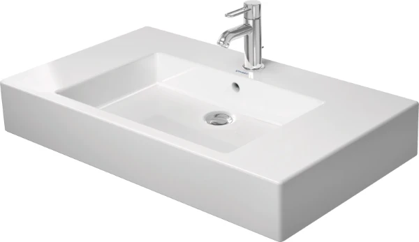 Duravit Vero lavabo 850 x 490 mm - blanc - avec trou de robinet - avec trop-plein